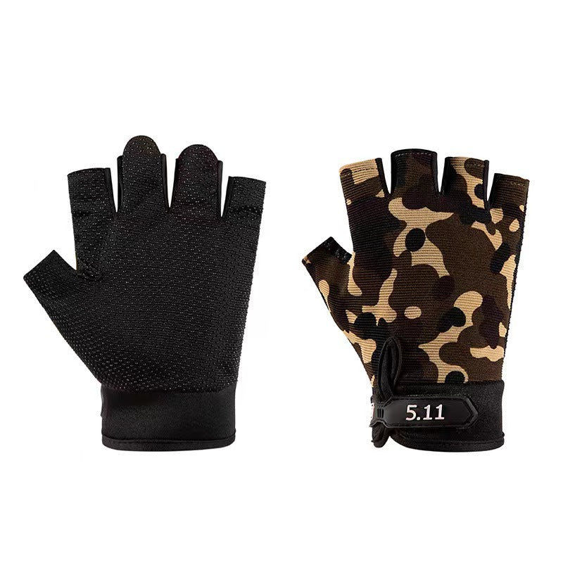 Tactical Half Finger Gloves for Outdoor Training and Cycling