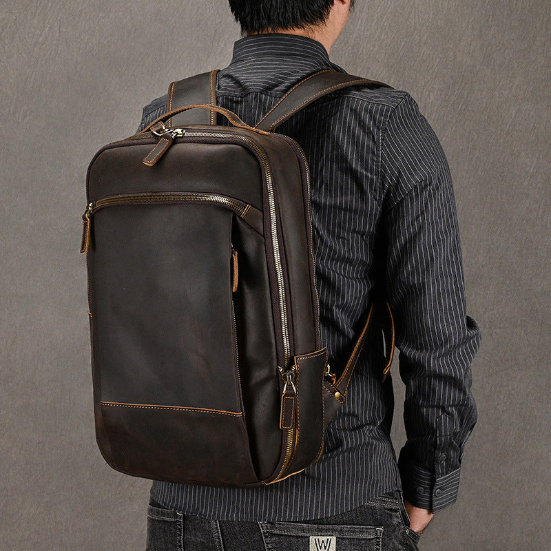 Vintage Leather Backpack