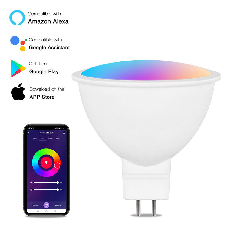 Smart MR16 LED Bulb 5W GU5.3 Bi-Pin Base WiFi