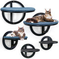 5-Piece Modern Cat Wall Shelf Set