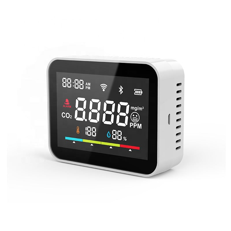 Smart CO2 Detector With WiFi Temperature and Humidity Sensor