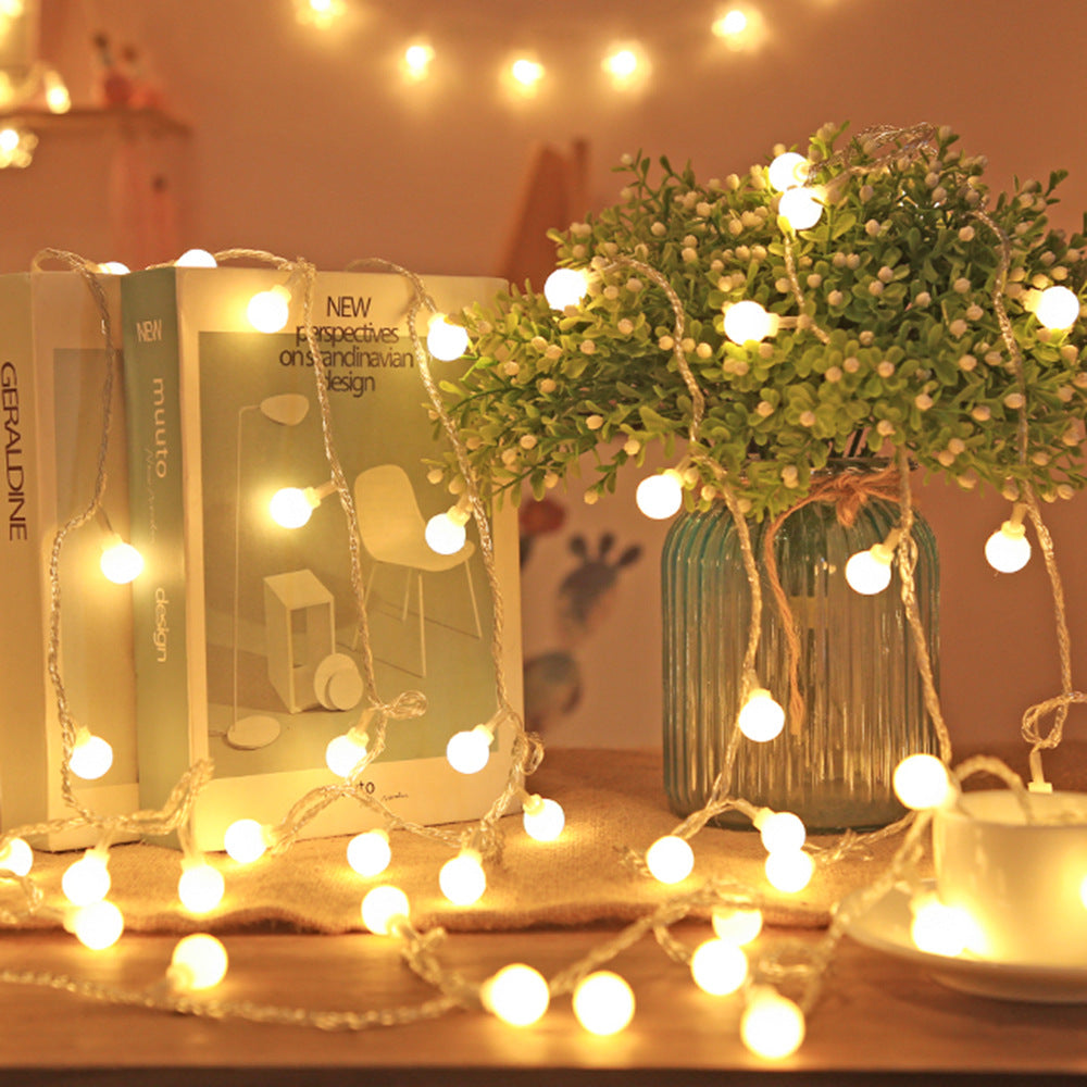 Outdoor Camping Tent LED String Lights Battery Operated