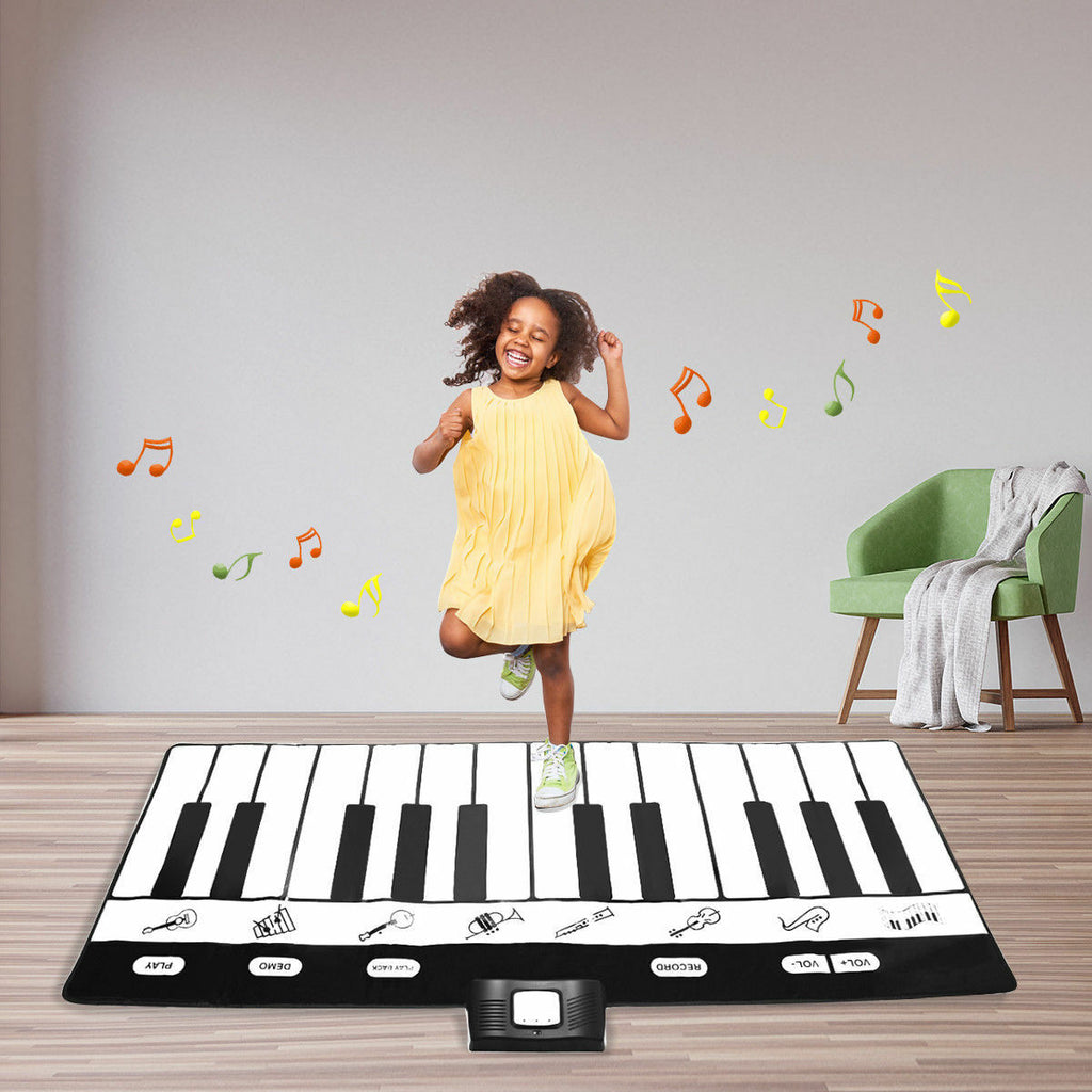 24-Key Piano Keyboard Dance Mat for Kids