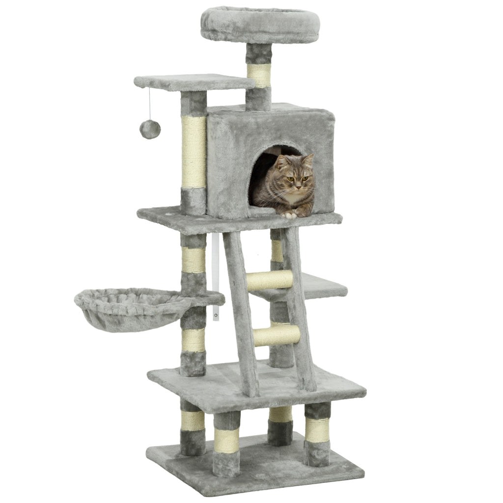 PawHut Cat Tree with Scratching Post
