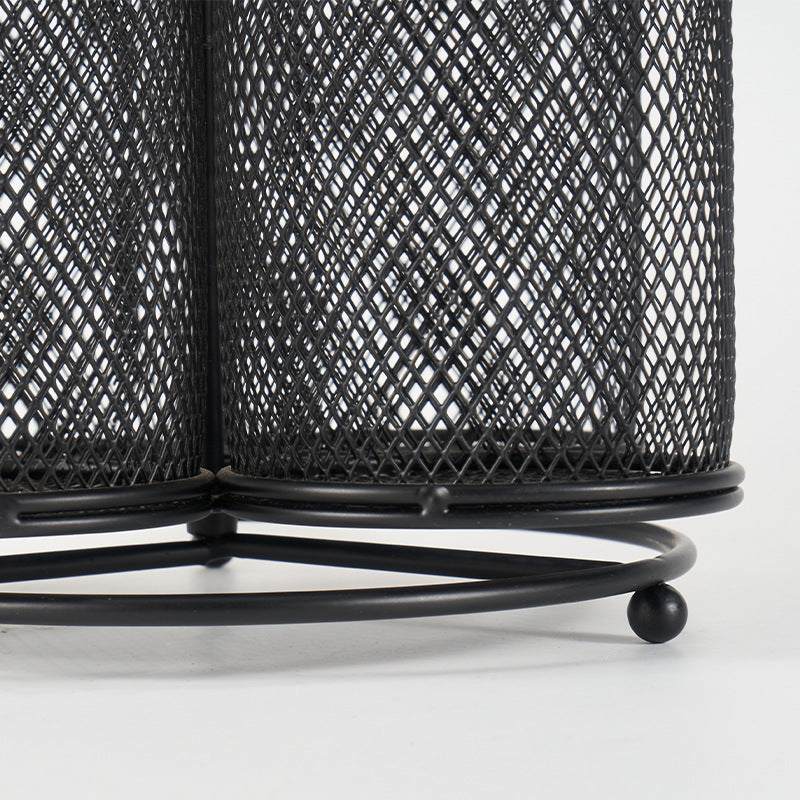 Rotating Metal Pen Holder for Desk and Makeup Brushes