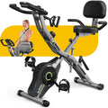 5-in-1 Foldable Exercise Bike, 8-Level Resistance