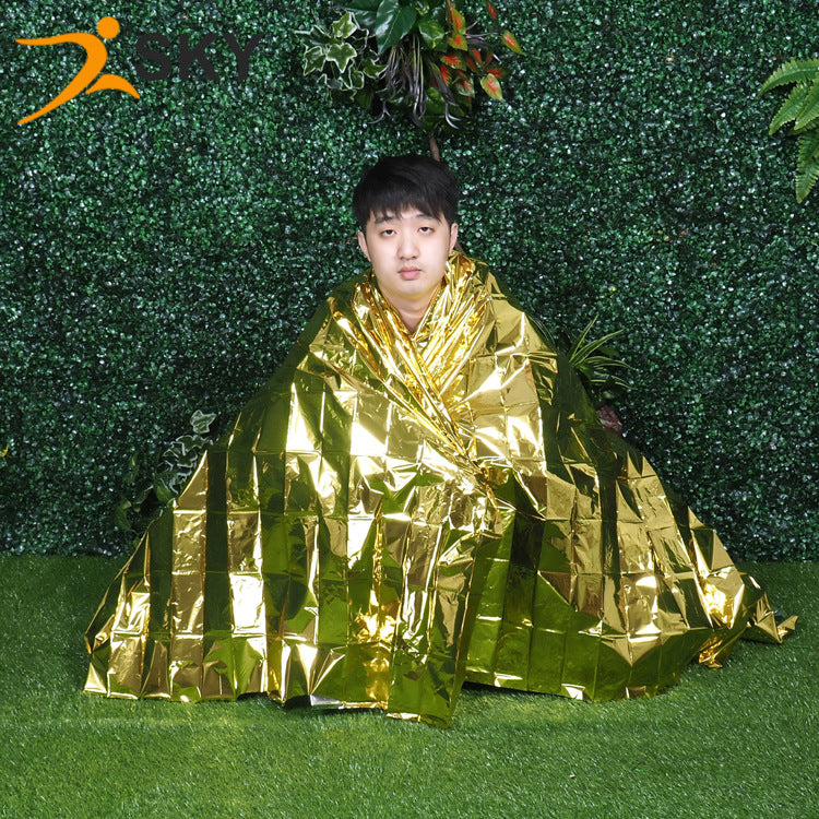 Outdoor Emergency Thermal Blanket Radiation Resistant PET