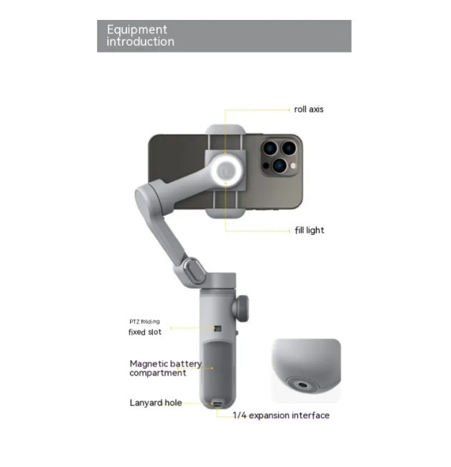 3-Axis Smartphone Gimbal Stabilizer