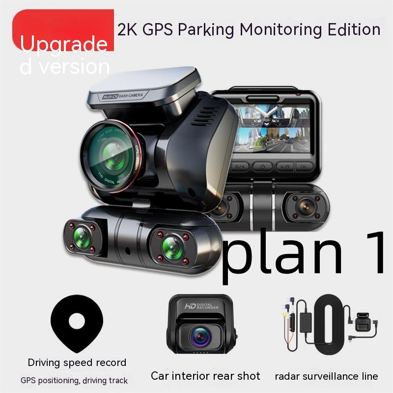 Panoramic Multi-Lens Car Dash Cam