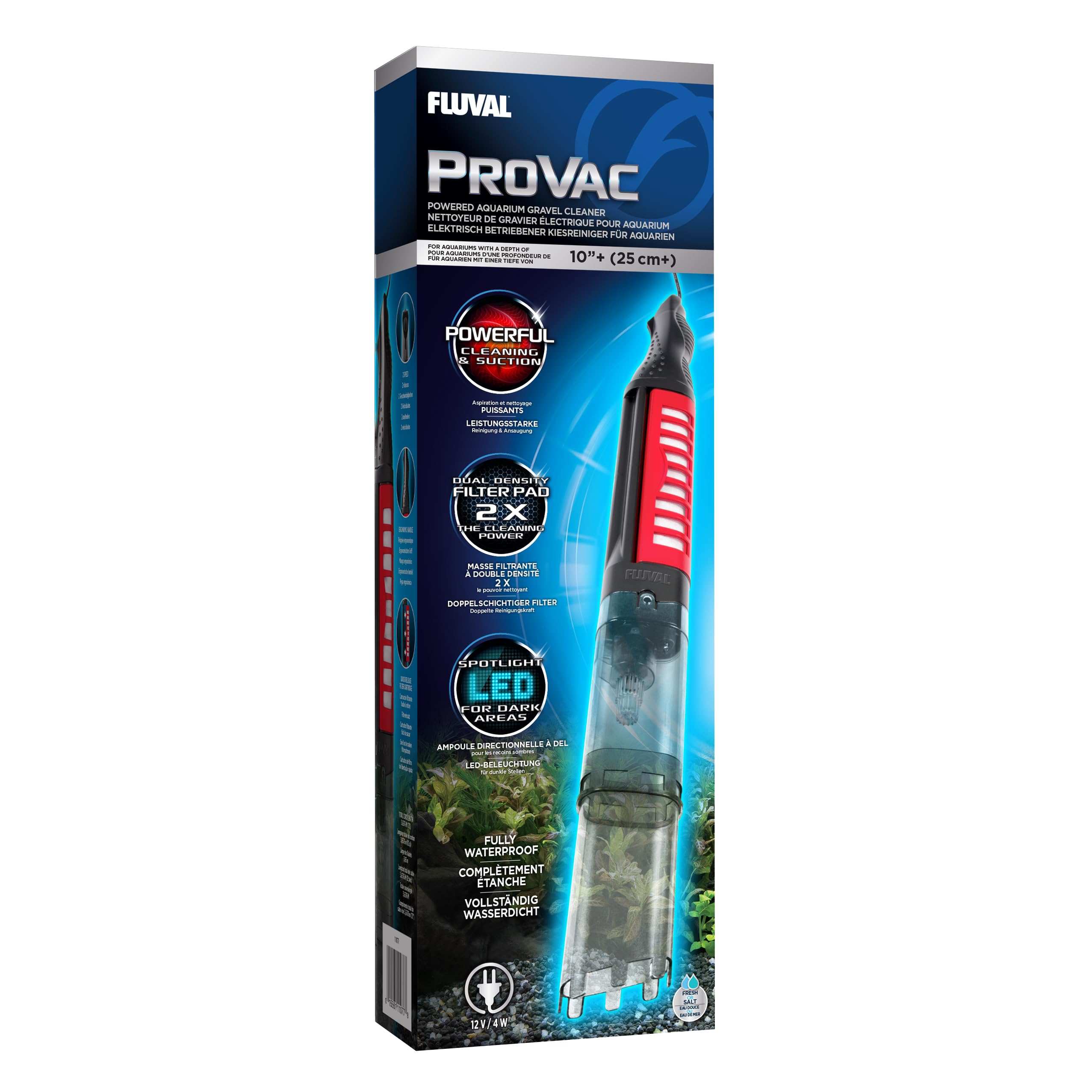 Fluval ProVac Powered Aquarium Gravel Cleaner