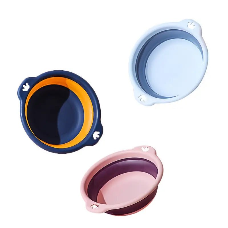 Portable Foldable Plastic Laundry Basin for Travel