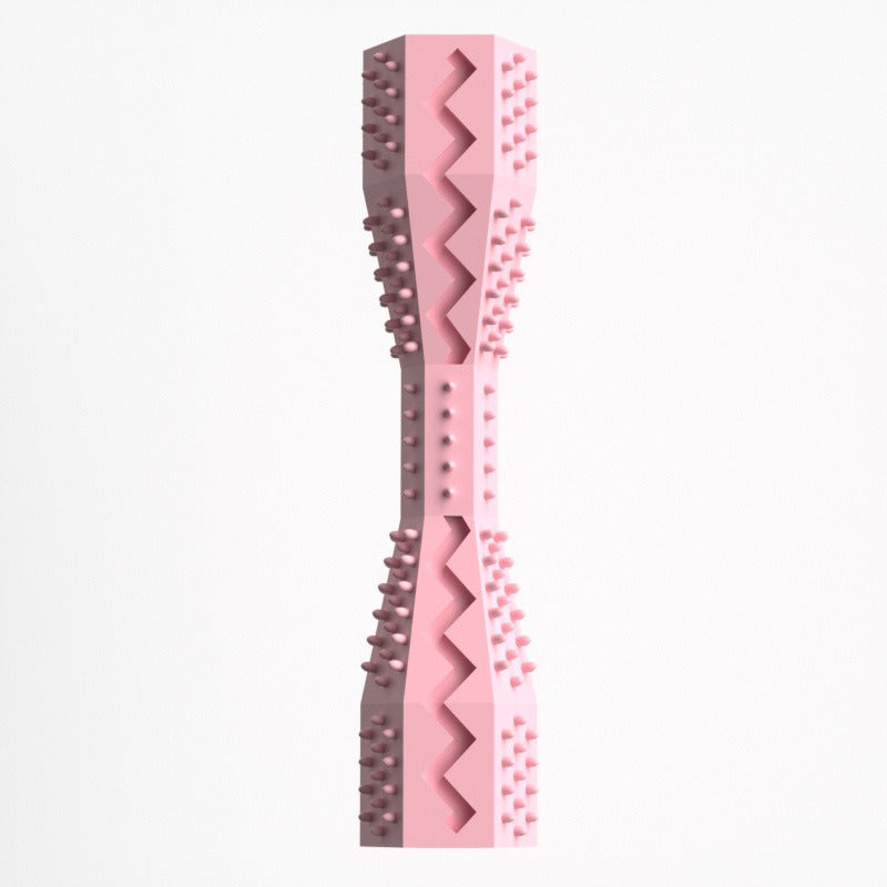 Durable Soft Rubber Dog Toothbrush Chew Toy Stick