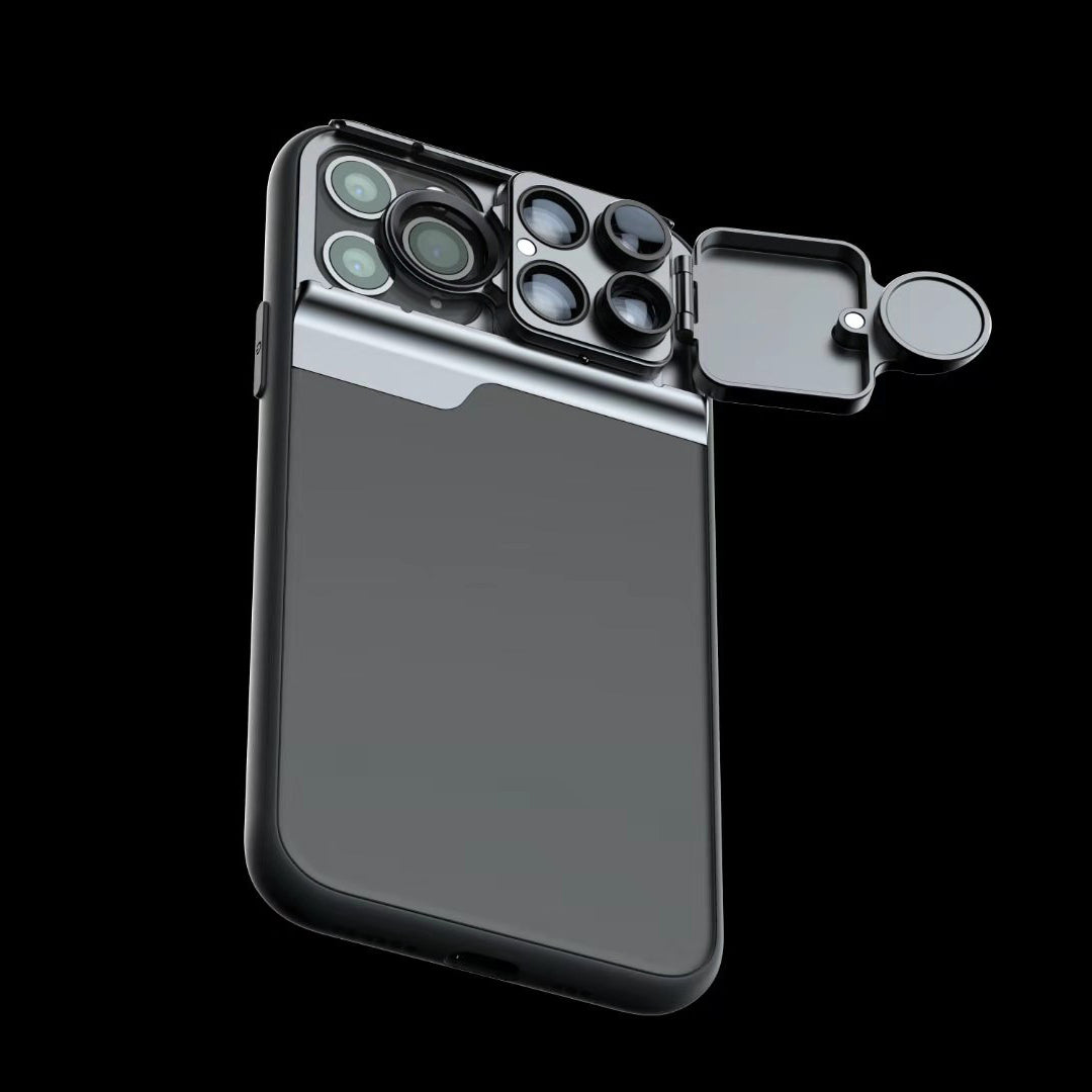 5-in-1 Macro Fisheye Telephoto Lens Set for iPhone 11 Pro Max