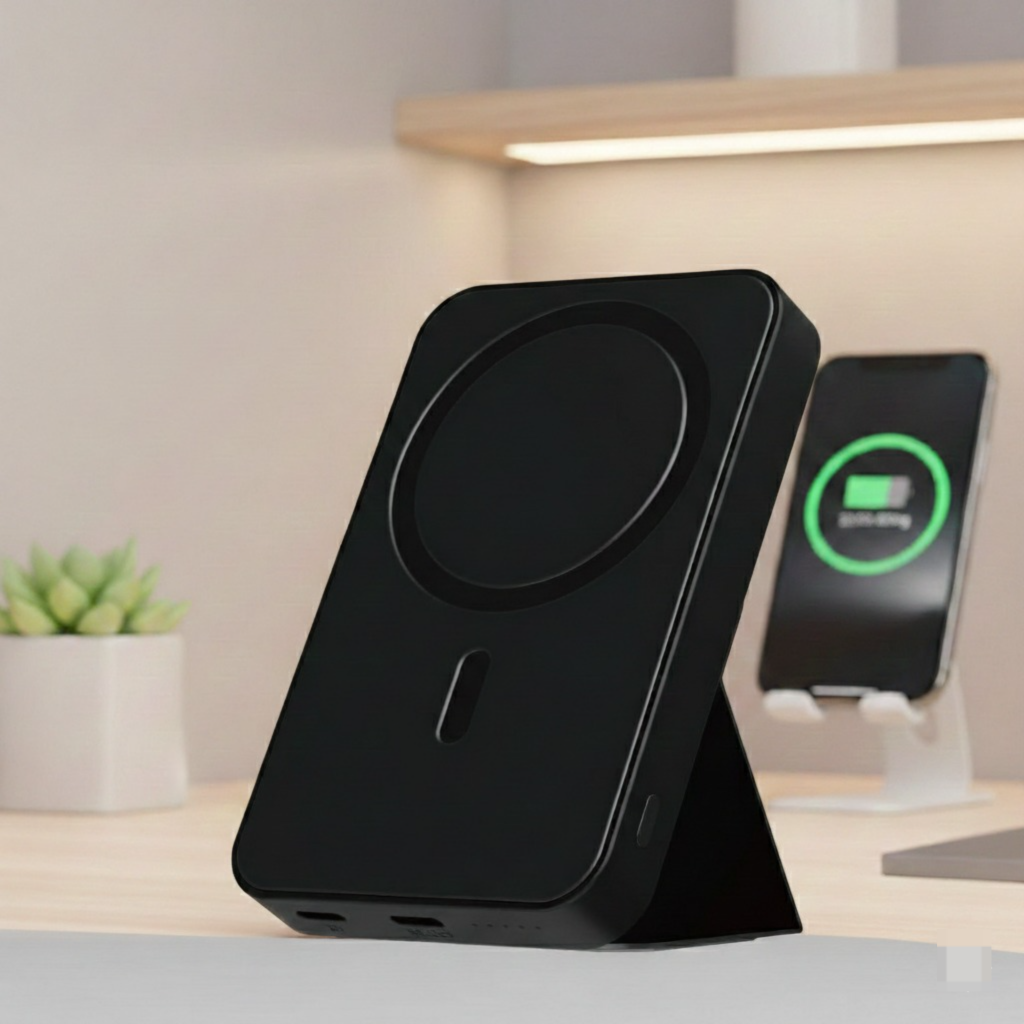 Magnetic Wireless Power Bank Clip-On
