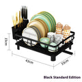 Single/Double-Tier Dish Drying Rack with Cup Holders