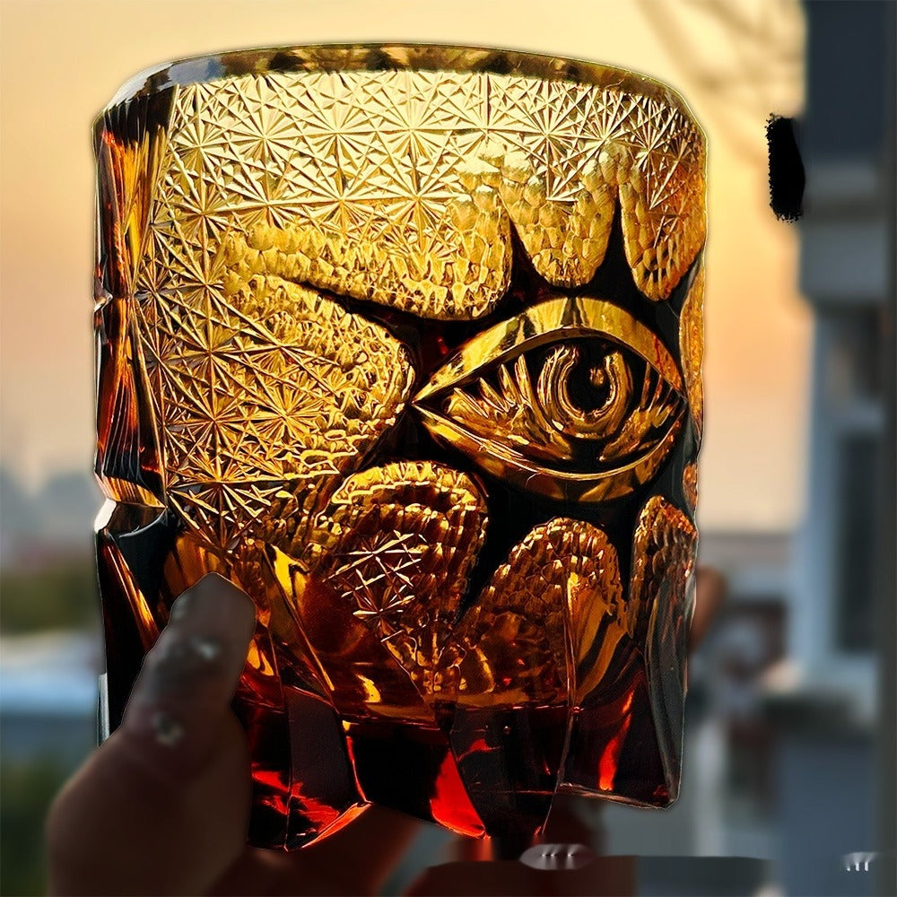 Crystal God's Eye Wine Glass