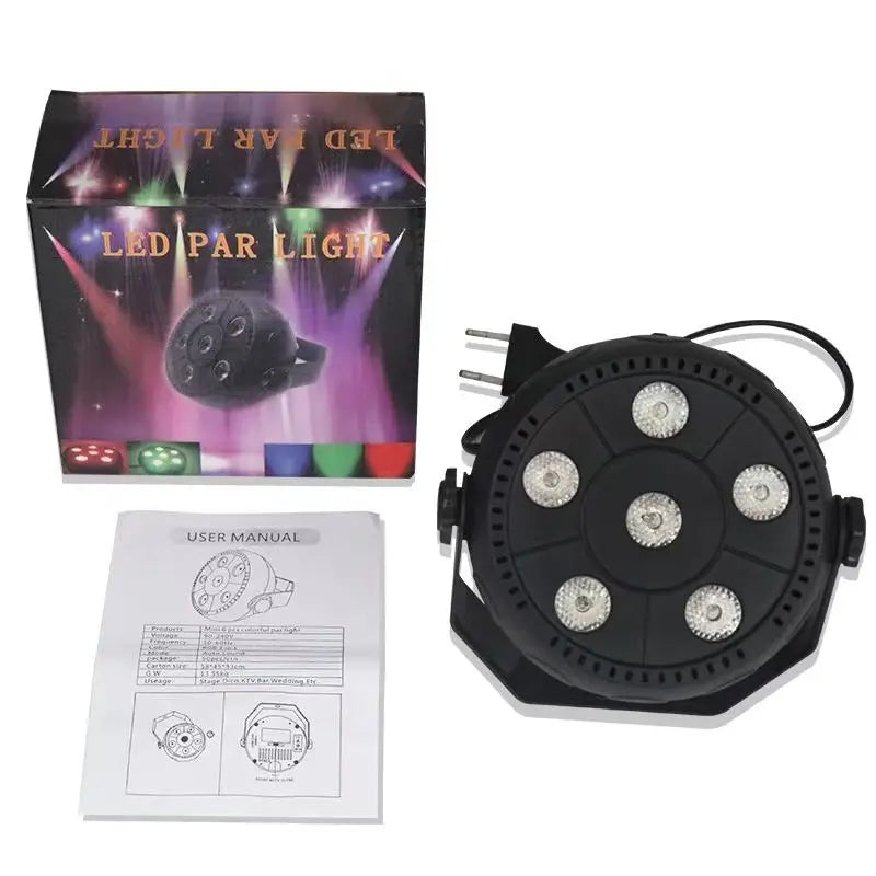 Mini Stage Wash Light COB DMX DJ Par Light with Remote