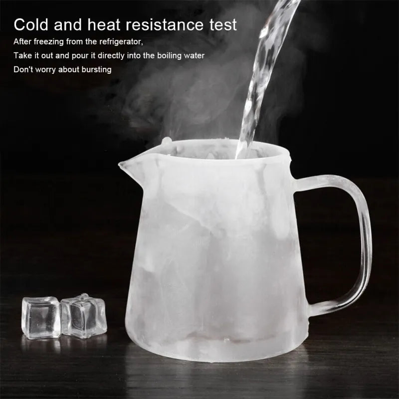 Heat Resistant Clear Glass Teapot With Infuser