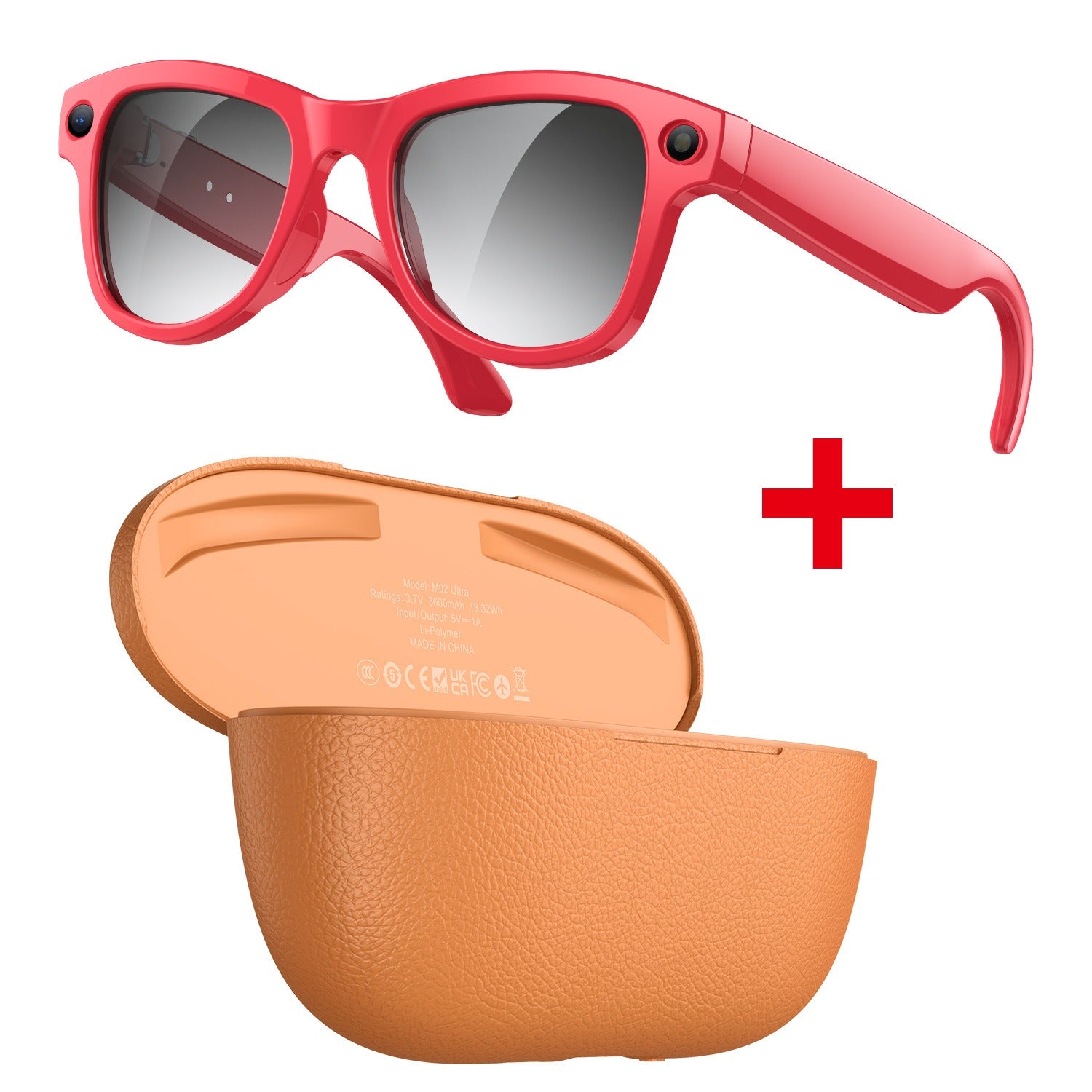 AI Smart Glasses with 8MP Camera