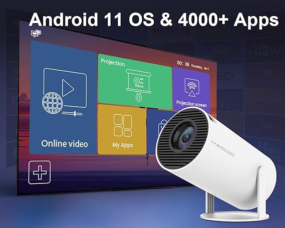 Smart Portable 4K Projector