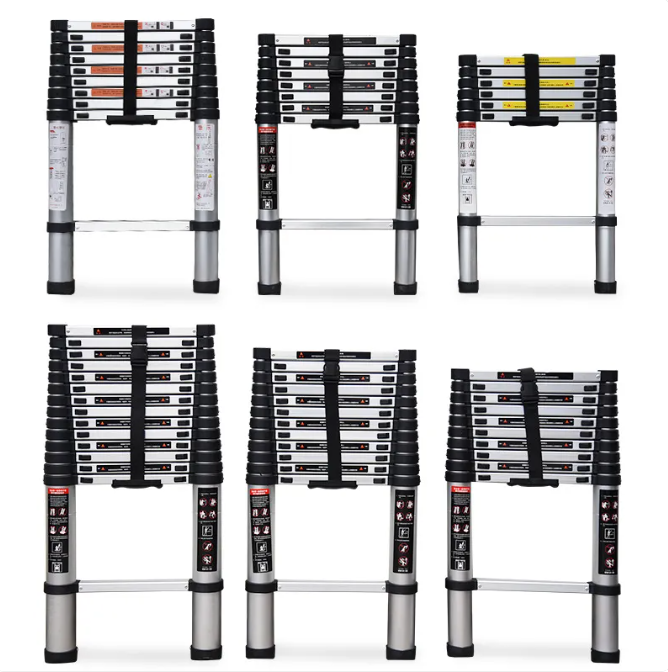 Aluminum Alloy Telescopic Folding Ladder