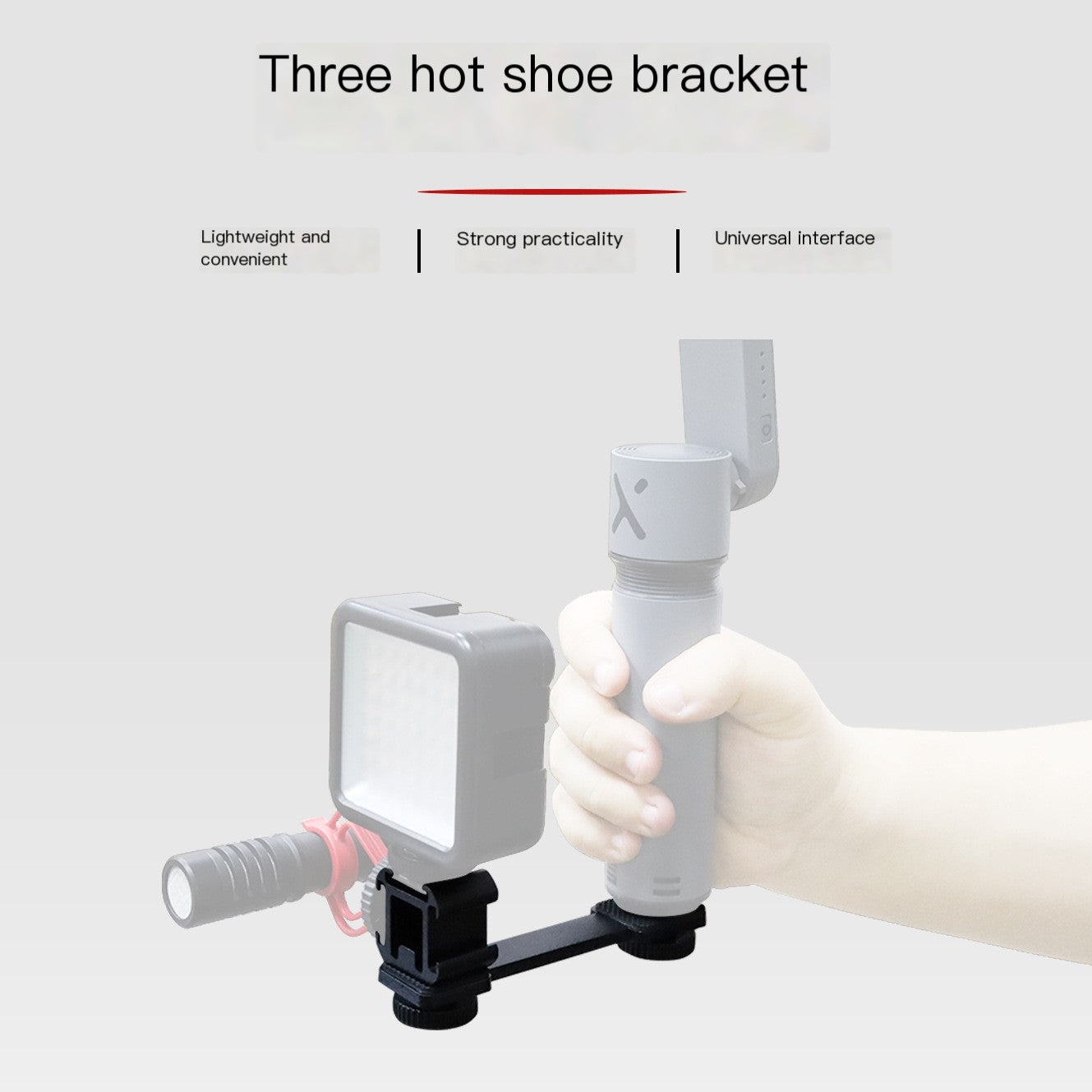 Multifunctional Aluminum Alloy Hot Shoe Mount Base