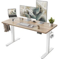 TIQLAB Electric Height-Adjustable Standing Desk, 55 x 24 in