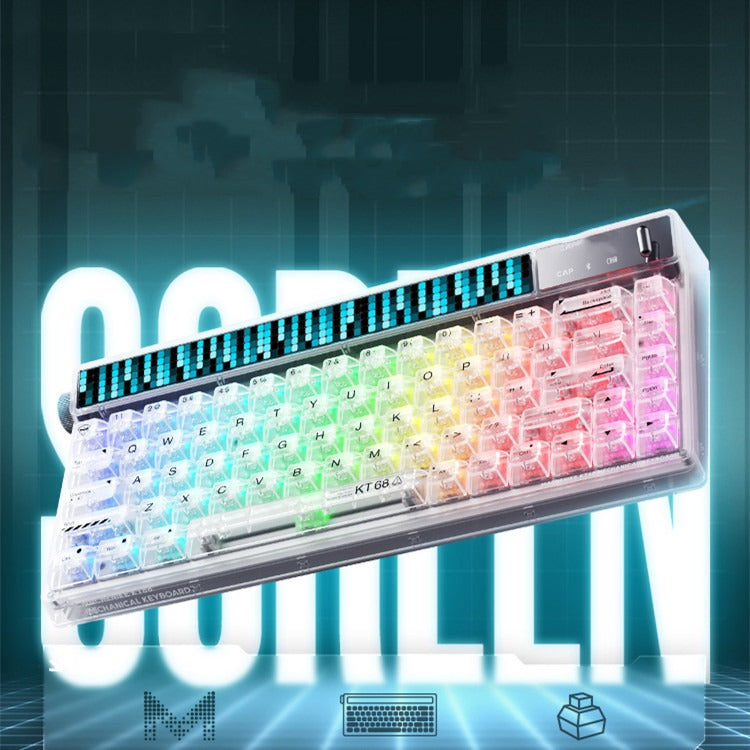 Transparent Wireless Mechanical Keyboard