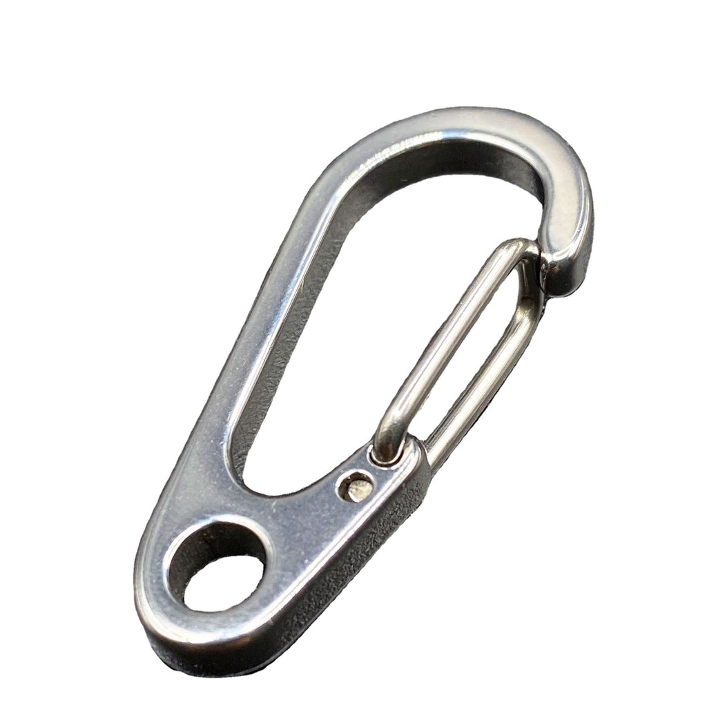 304 Stainless Steel Spring Clip Keychain Hook for Outdoors