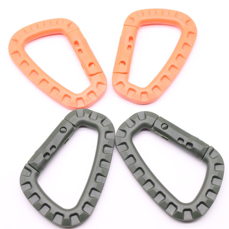 D-Type High-Quality Plastic Climbing Carabiner Hook