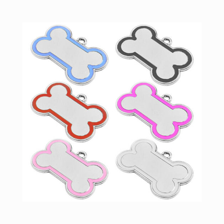Medium Zinc Alloy Pet ID Tag for Dogs with Engraving