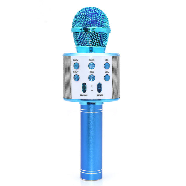 Wireless Bluetooth Karaoke Microphone with LED Light