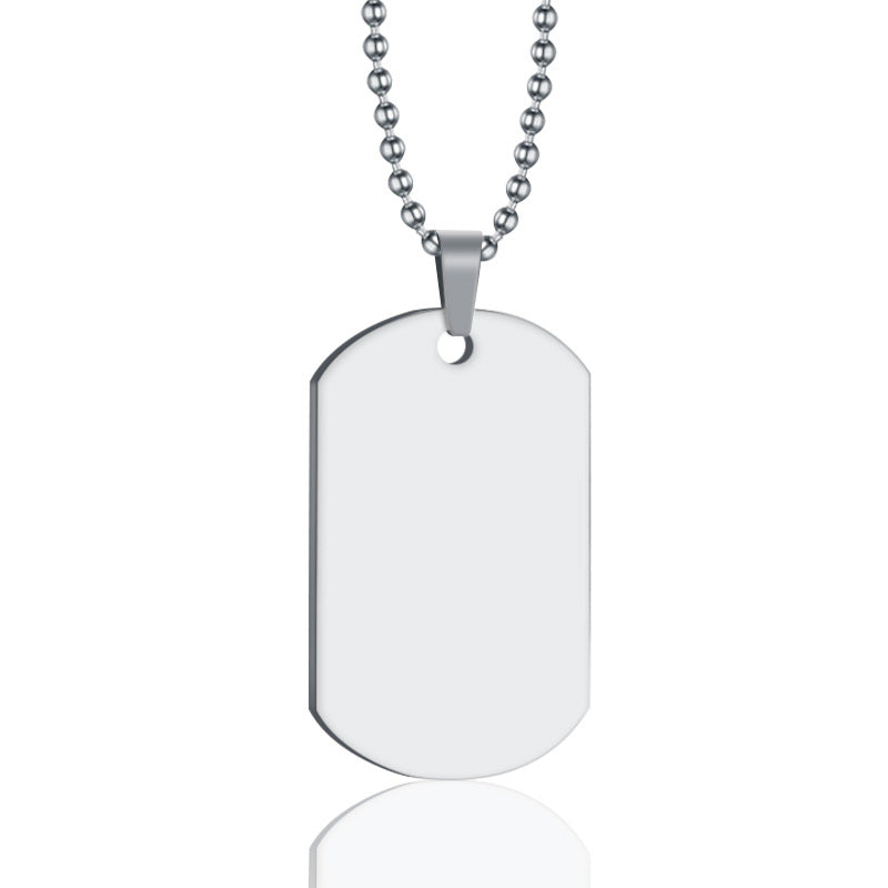Custom Engraved Titanium Steel Pet ID Tag