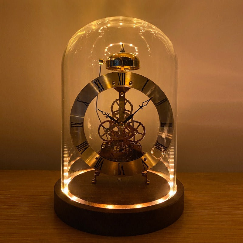 See-Through Mechanical Desk Clock
