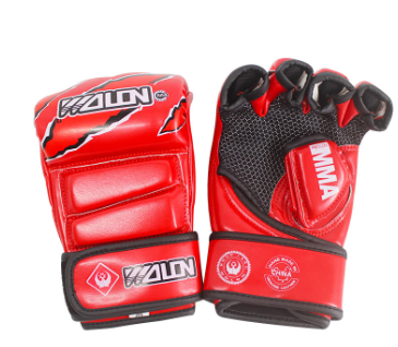 PU Gloves Wulong MMA Training Half-Finger Gloves
