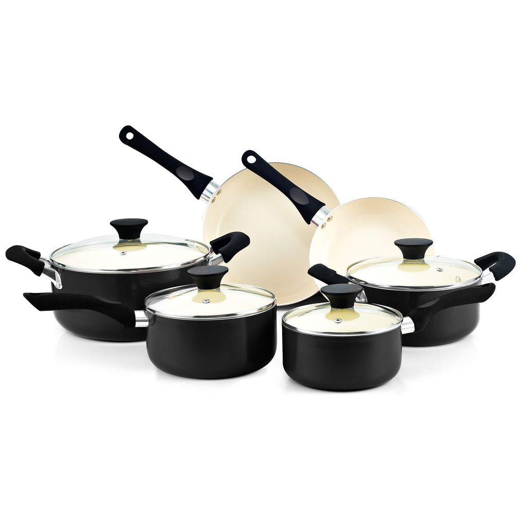 10-Piece Ceramic Nonstick Cookware Set