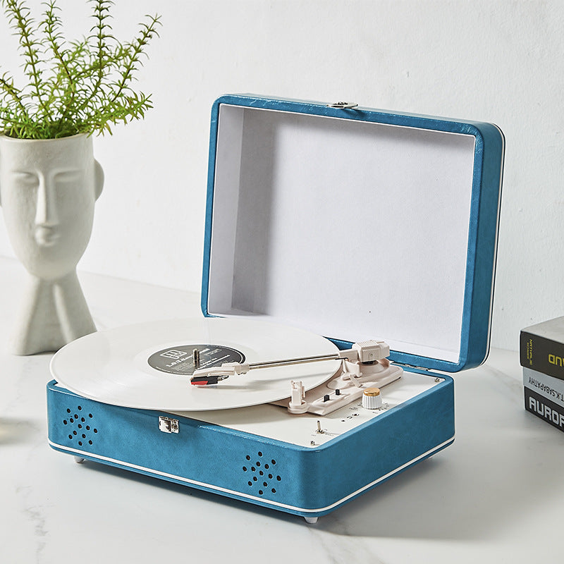 Retro Portable Bluetooth Turntable