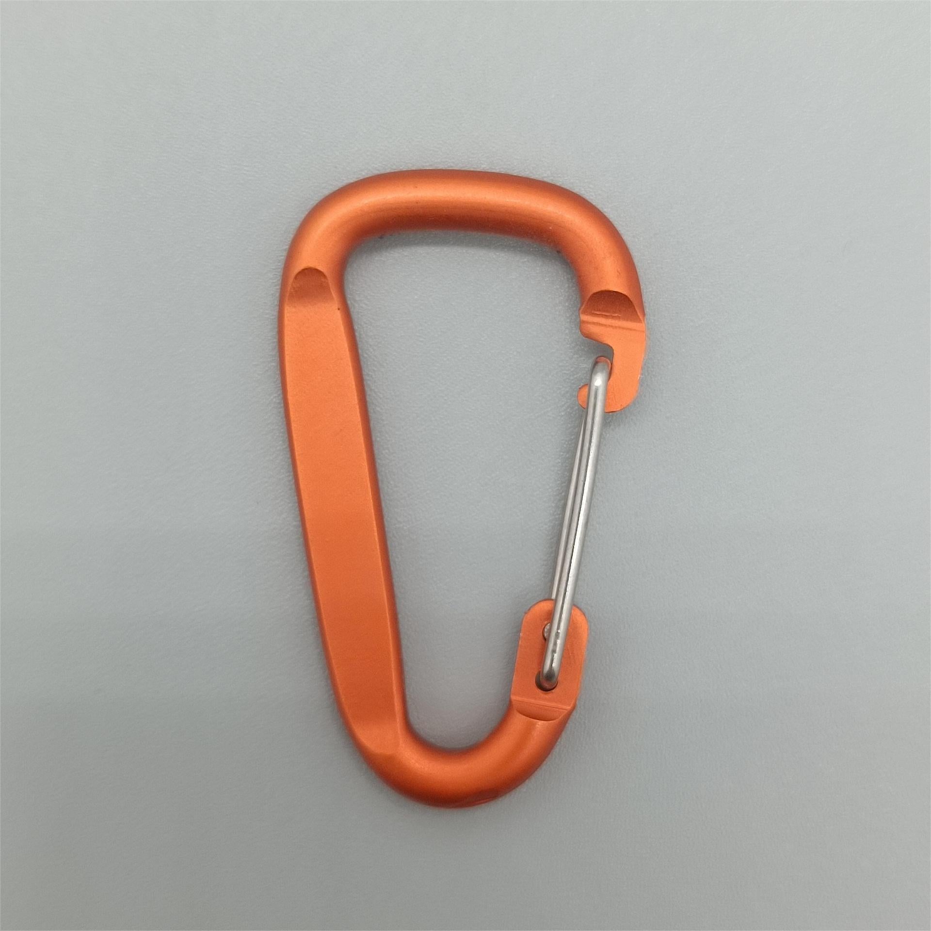 Colorful Aluminum Alloy D-Shaped Carabiner Hook