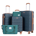 5-Piece Hardside Luggage Set with Waterproof Duffel Bag