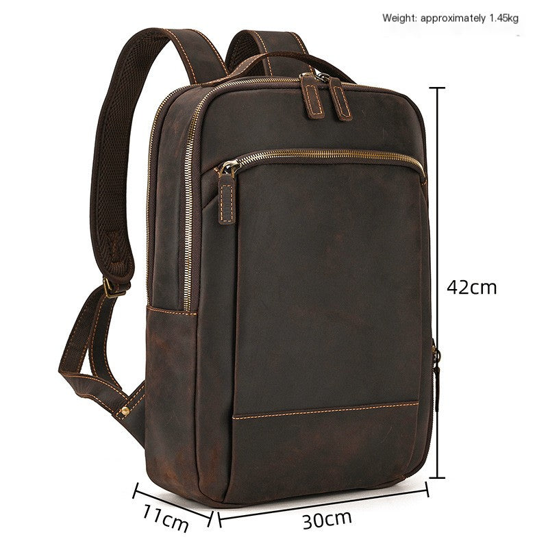 Vintage Leather Backpack