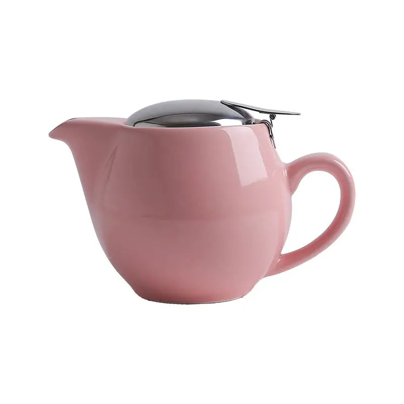 Ceramic Single Tea Infuser with Filter Mesh Teapot