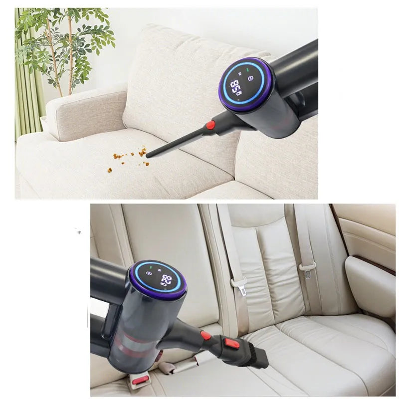 Cordless Handheld Vacuum with LED Light