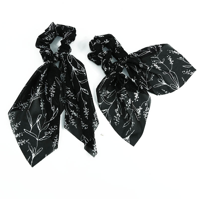 Chiffon Bow Hair Tie for Beach Travel Decoration