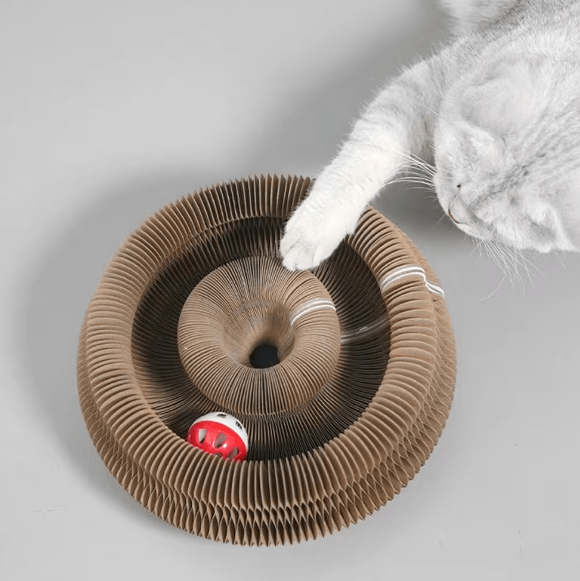 Accordion Style Cat Scratching Board Toy