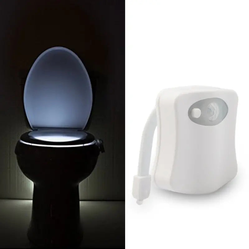 LED Toilet Night Light with PIR Motion Sensor 16 Colors
