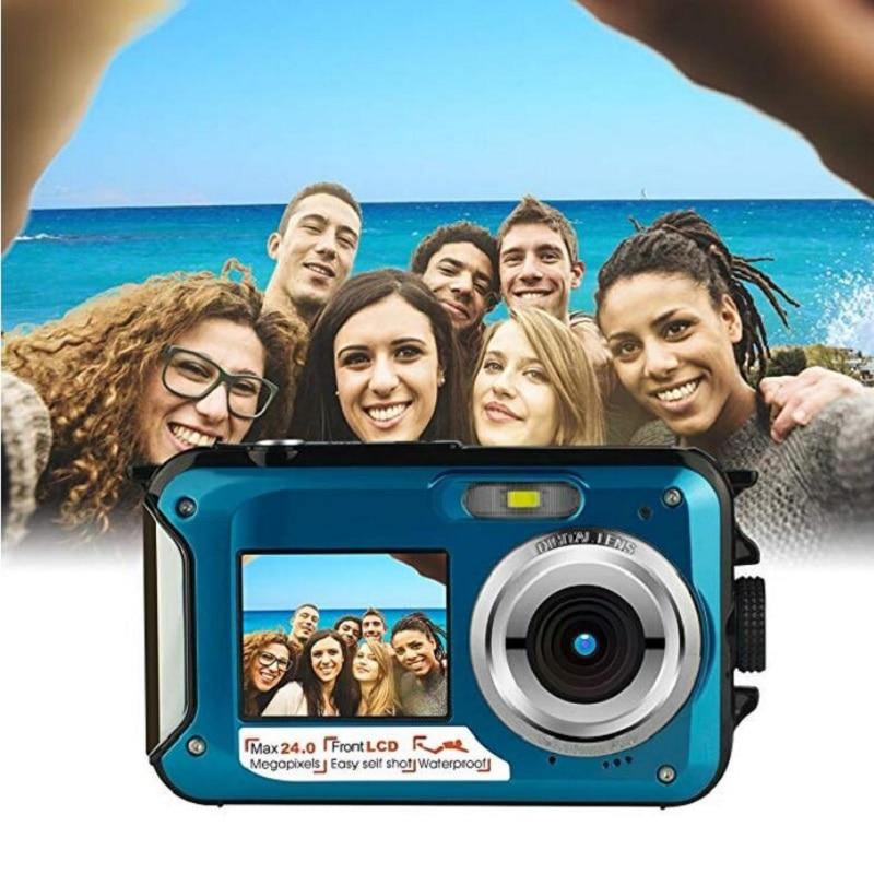 Dual-Screen Waterproof Digital Camera
