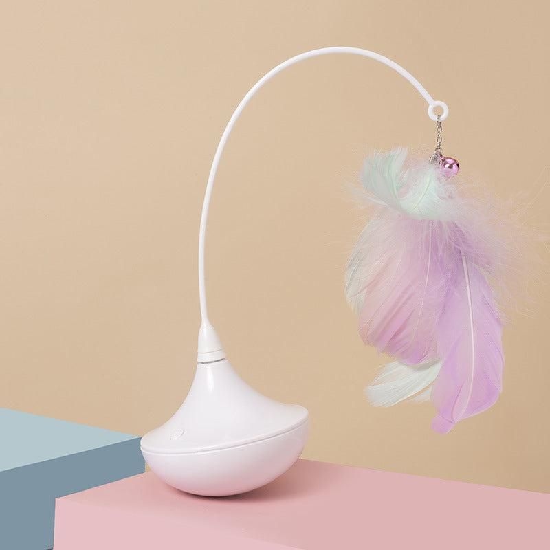 Interactive Smart Cat Toy Automatic Wobbling Teaser