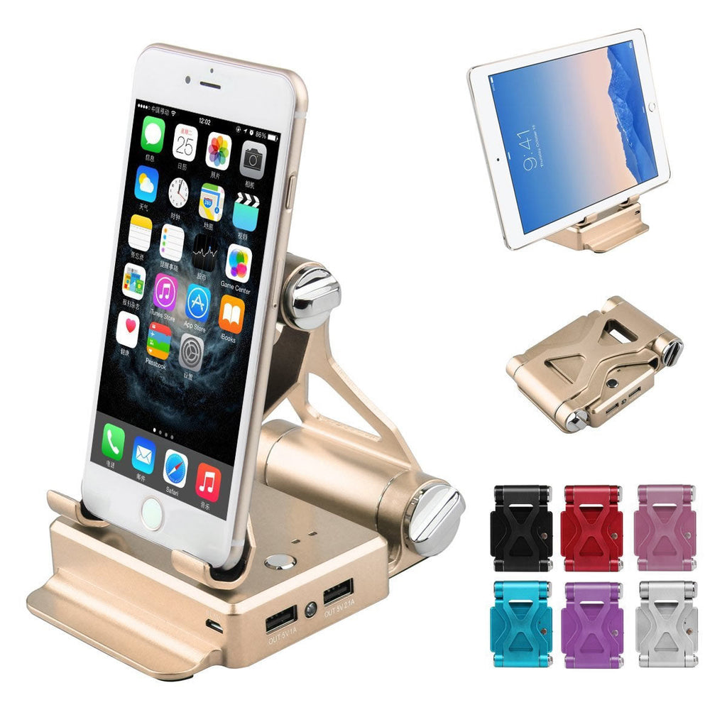 Podium Style Stand with Extended Battery for iPad, iPhone and Smart Gadgets