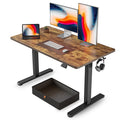 FEZIBO Electric Standing Desk with Drawer, 48 x 24 in