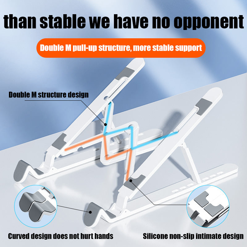 Portable Adjustable Foldable Laptop Stand Base